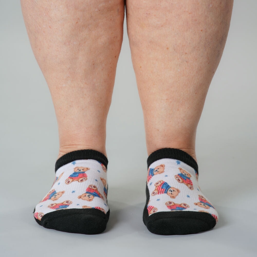 Teddy Bears Ankle Socks 5-Pack Bundle