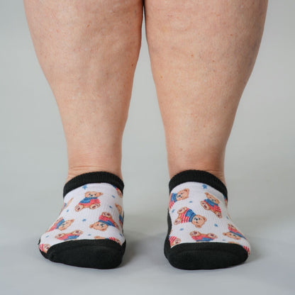 Teddy Bears Ankle Socks 5-Pack Bundle