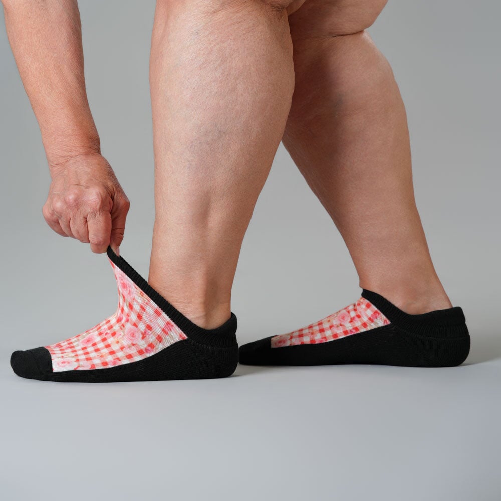 Cottage Rose Ankle Socks