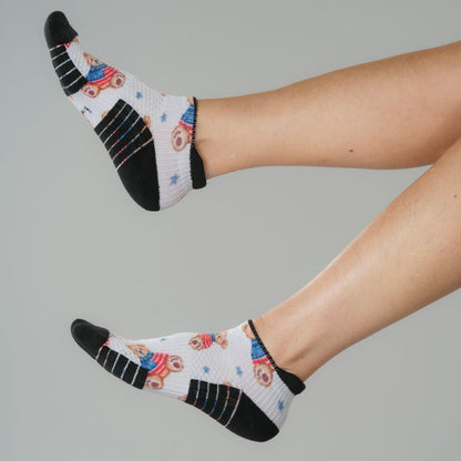 Freedom Bears Ankle Compression Socks