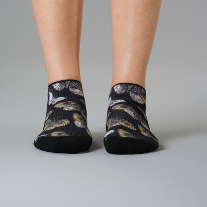 Midnight Moths Ankle Compression Socks