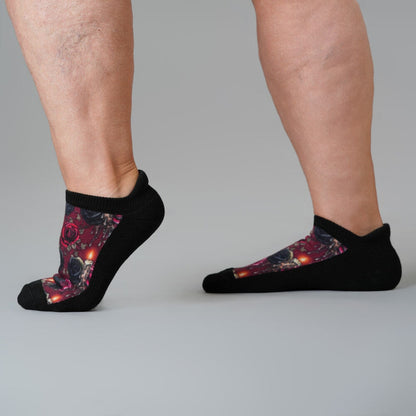 Gothic Rose Ankle Socks