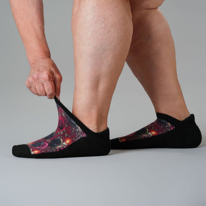Gothic Rose Ankle Socks