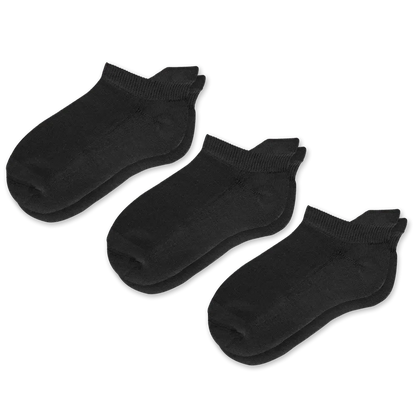Black Ankle Socks Bundle 3-Pack