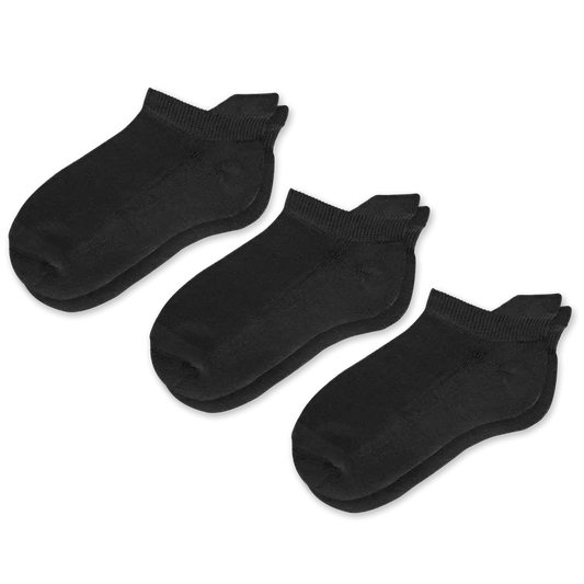 Black Ankle Socks Bundle 3-Pack
