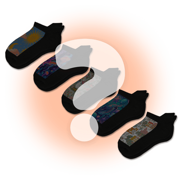 Mystery Ankle Socks Bundle 5-Pack