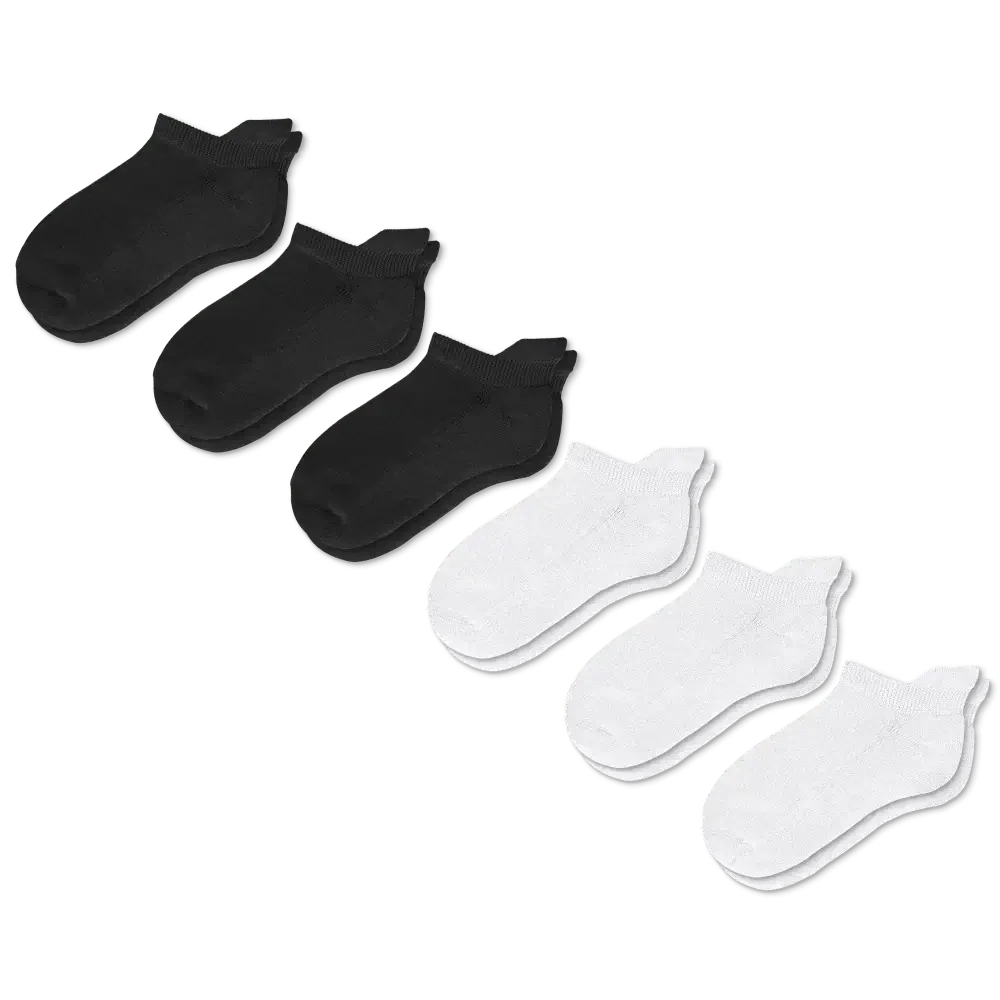 Basics Ankle Socks Bundle 6-Pack