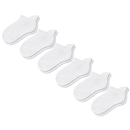 White Ankle Socks Bundle 6-Pack