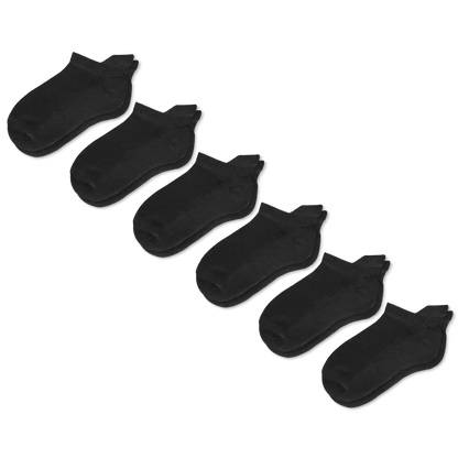 Black Ankle Socks Bundle 6-Pack