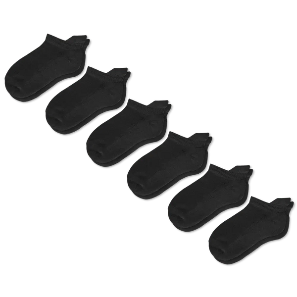 Black Ankle Socks Bundle 6-Pack