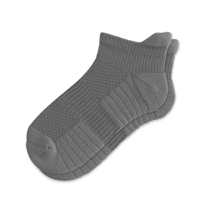 Gray Ankle Compression Socks