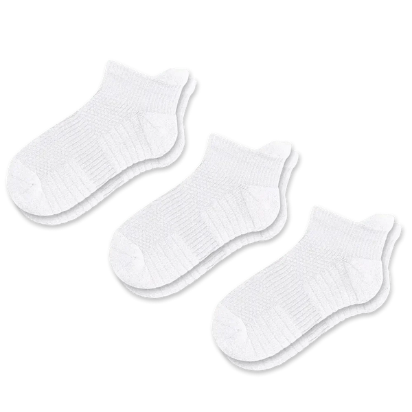 White Ankle Compression Socks Bundle 3-Pack
