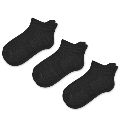 Black Ankle Compression Socks Bundle 3-Pack