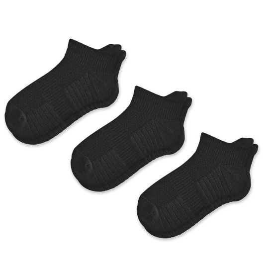 Black Ankle Compression Socks Bundle 3-Pack