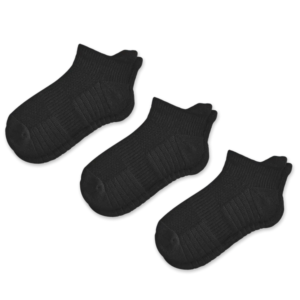 Black Ankle Compression Socks Bundle 3-Pack