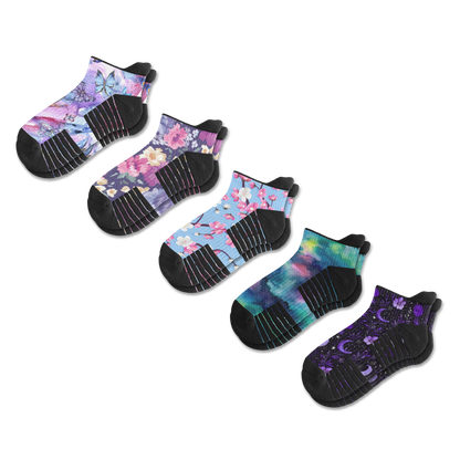 Night Nature Ankle Compression Socks 5-Pack Bundle