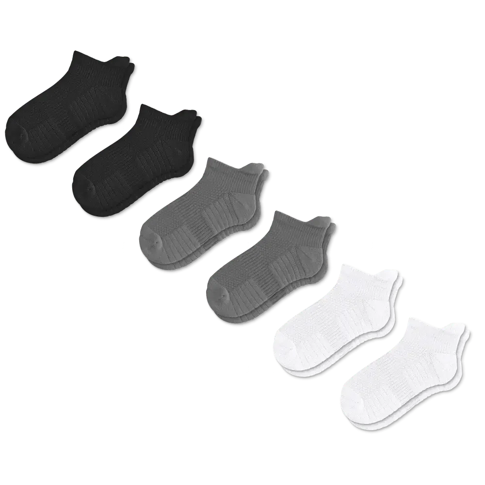 Classics Ankle Compression Socks Bundle 6-Pack