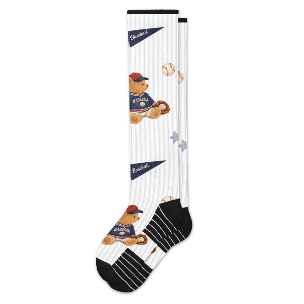 Baseball Bears Compression Socks