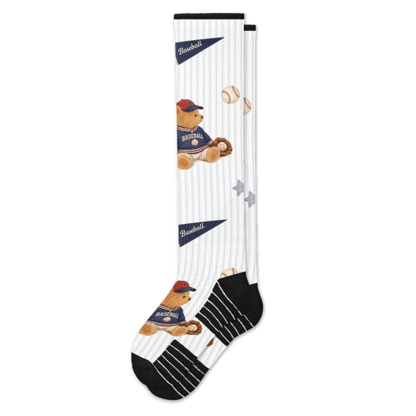 Baseball Bears Compression Socks