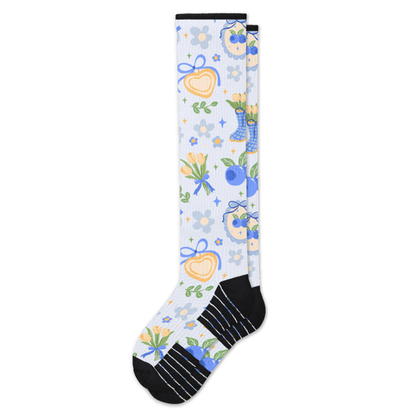 Berry Blue Compression Socks
