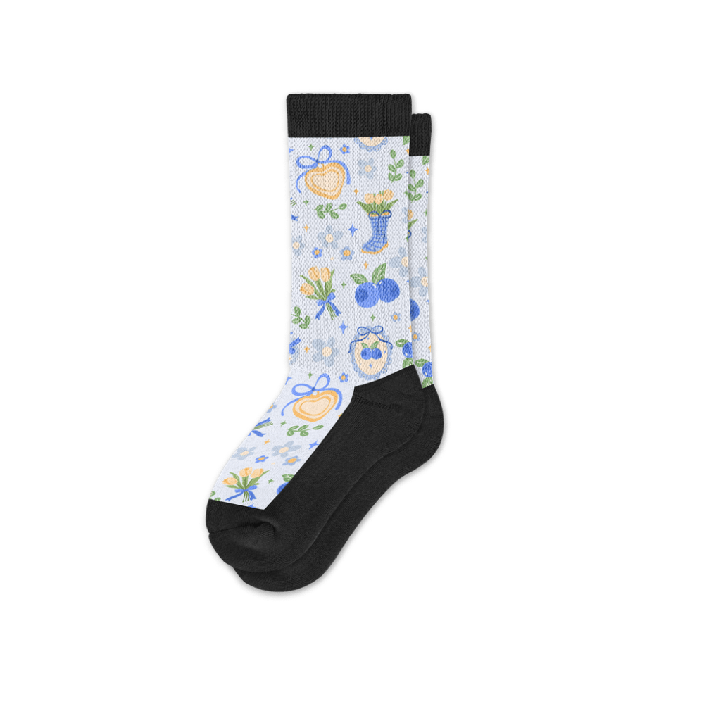 Berry Blue EasyStretch™ Socks