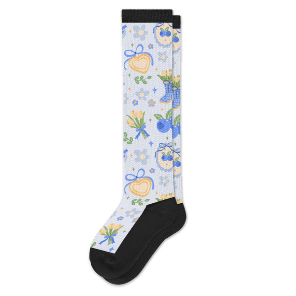 Berry Blue EasyStretch™ Socks