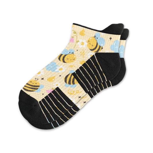 Busy Bee Ankle Compression Socks