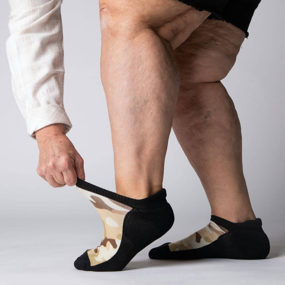 Desert Camo Ankle Socks