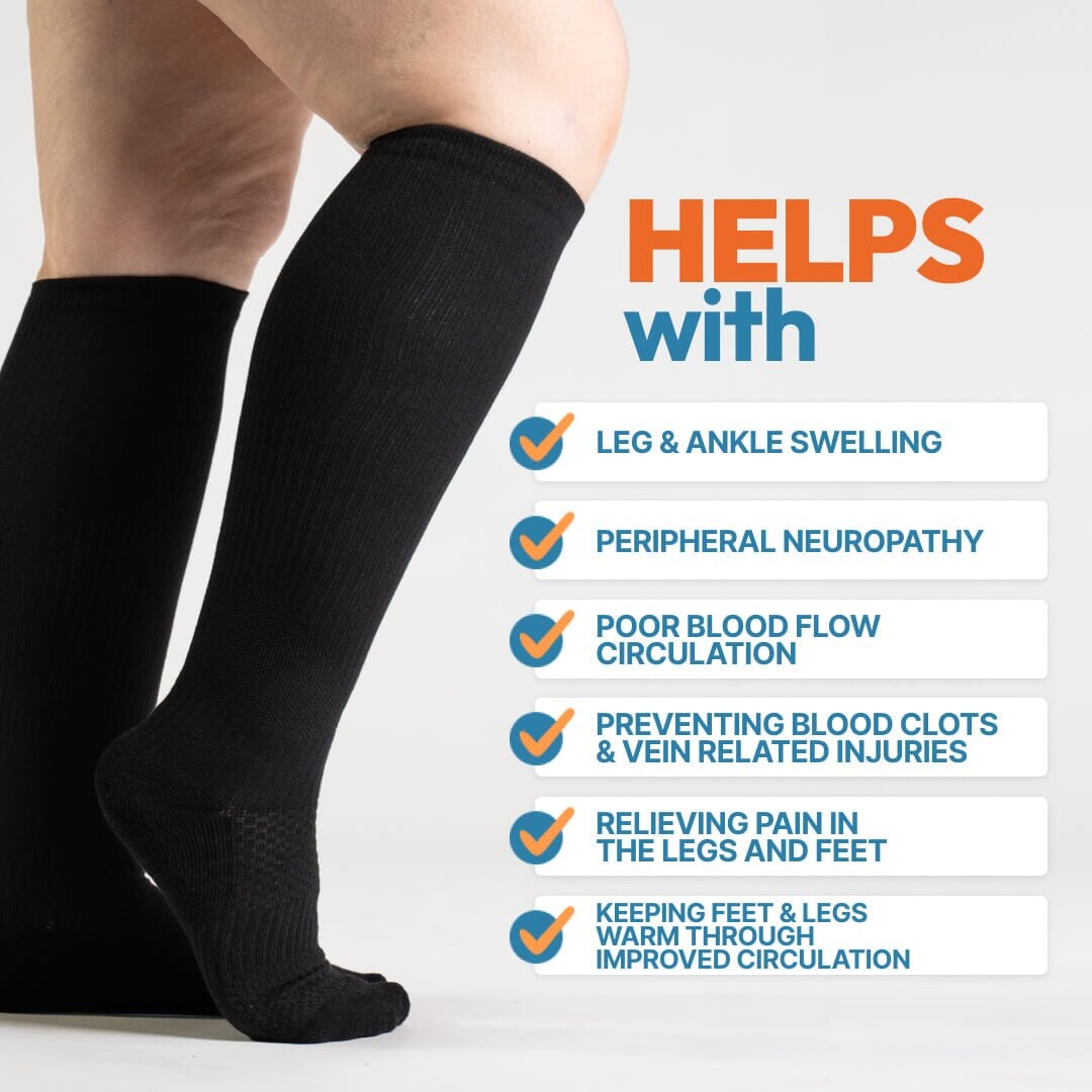 Basics Compression Socks Bundle 12-Pack