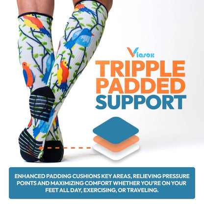 Basics Compression Socks Bundle 12-Pack
