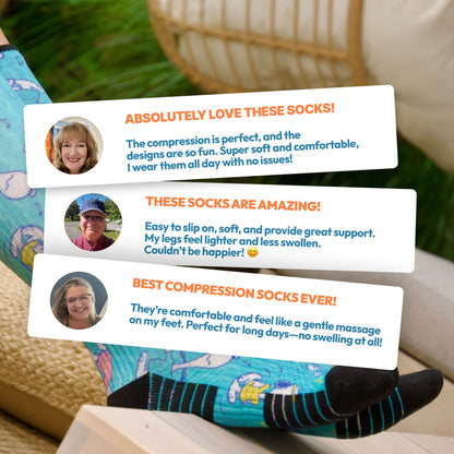 Basics Compression Socks Bundle 12-Pack