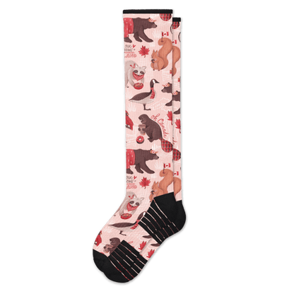 Canadian Critters Compression Socks