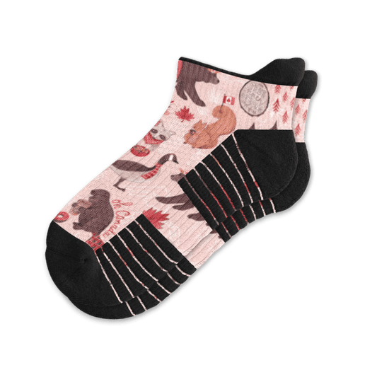 Canadian Critters Ankle Compression Socks