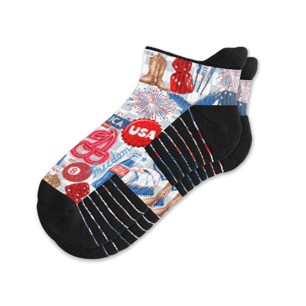 Classic Americana Ankle Compression Socks