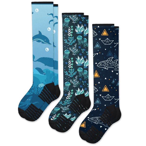 Marine Compression Socks 3-Pack Bundle