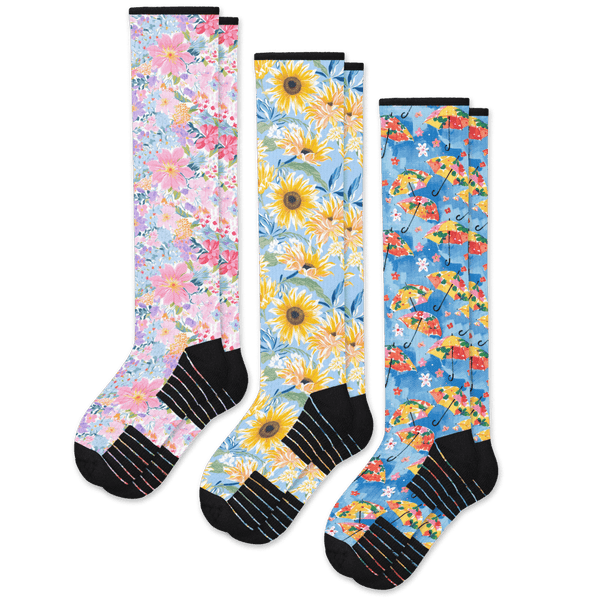 Bloom Compression Socks 3-Pack Bundle