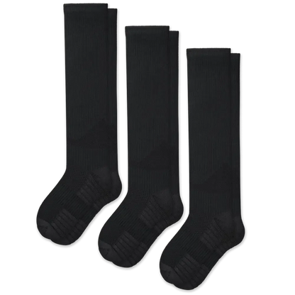 Black Compression Socks Bundle 3-Pack