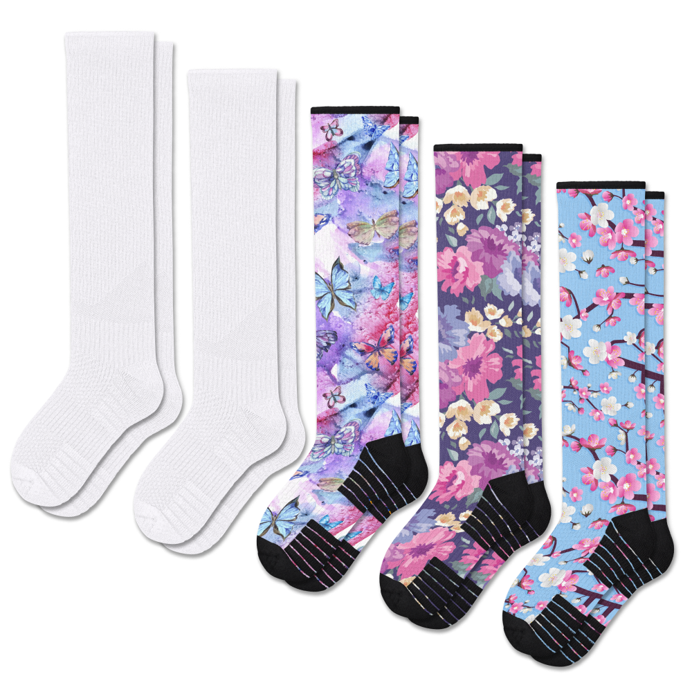 Blooming Brights Compression Socks Bundle 5-Pack