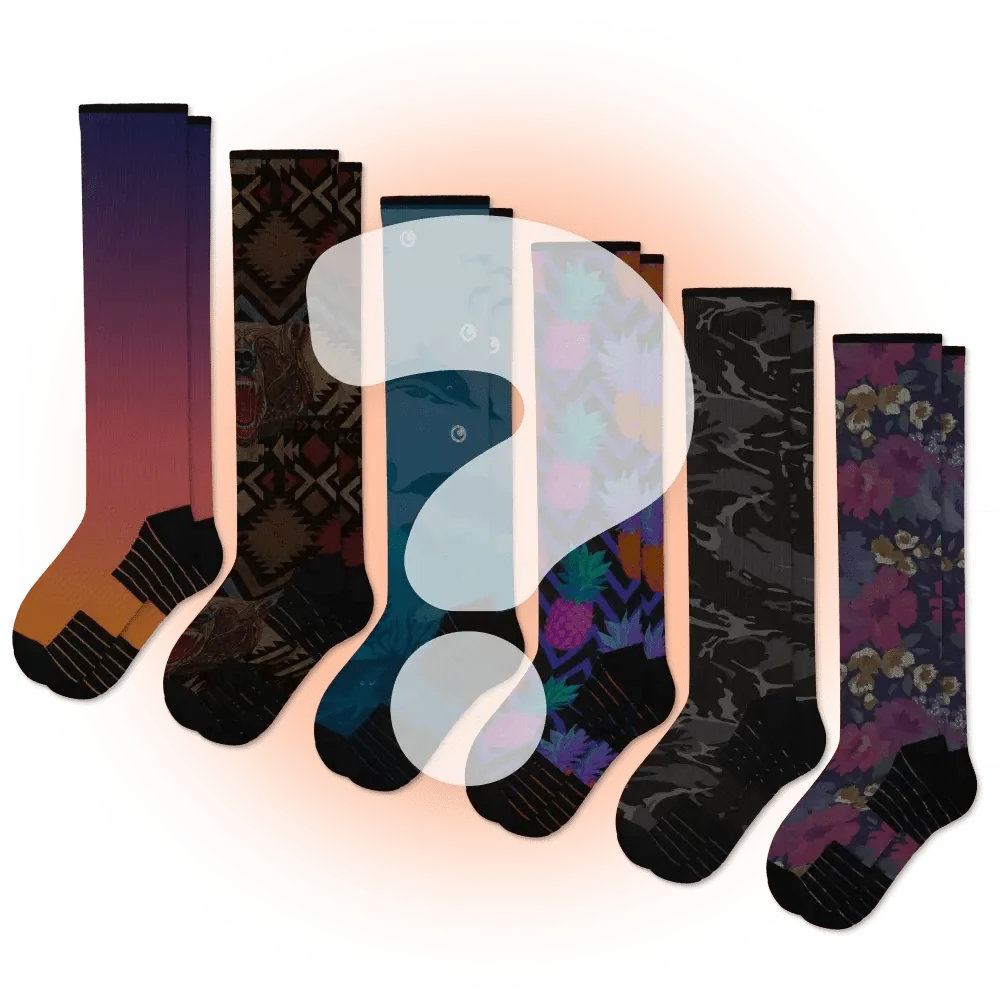 Mystery Compression Socks Bundle 6-Pack