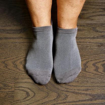 Gray Ankle Socks