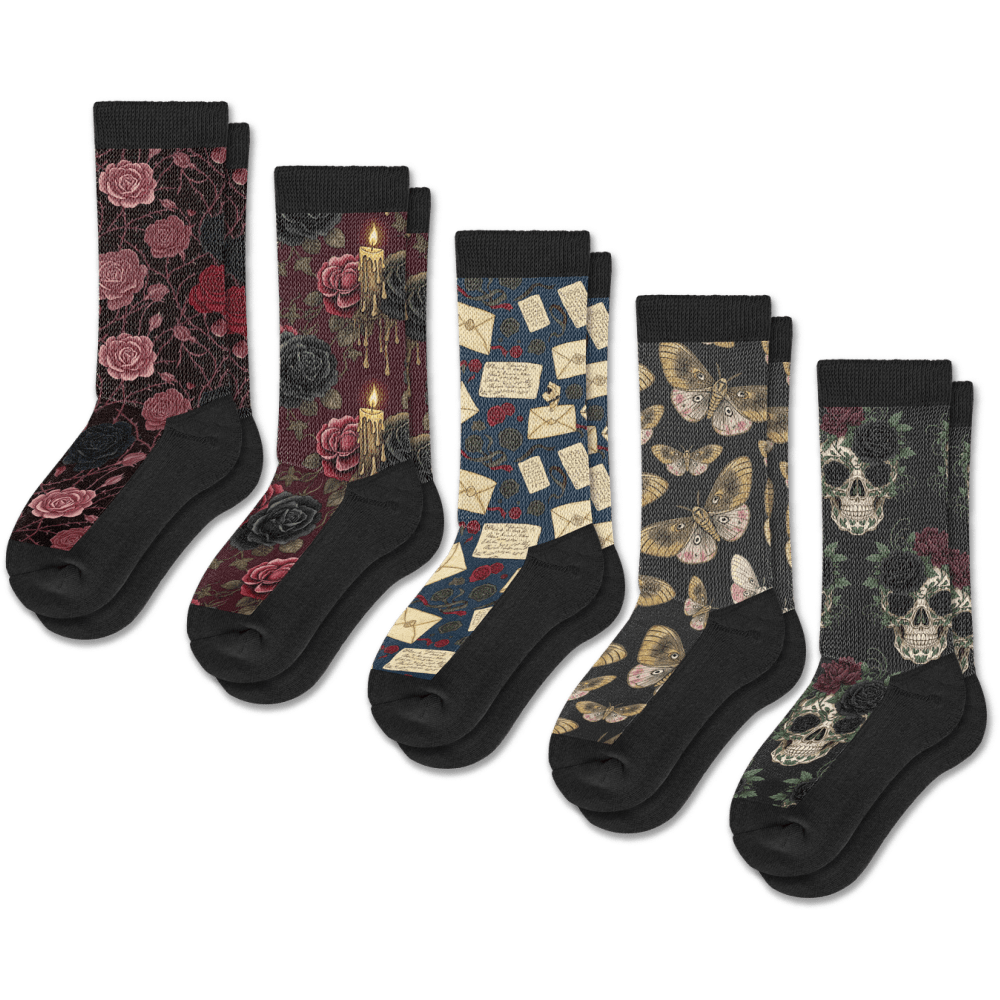 Deadly Devotion EasyStretch™ Socks 5-Pack Bundle