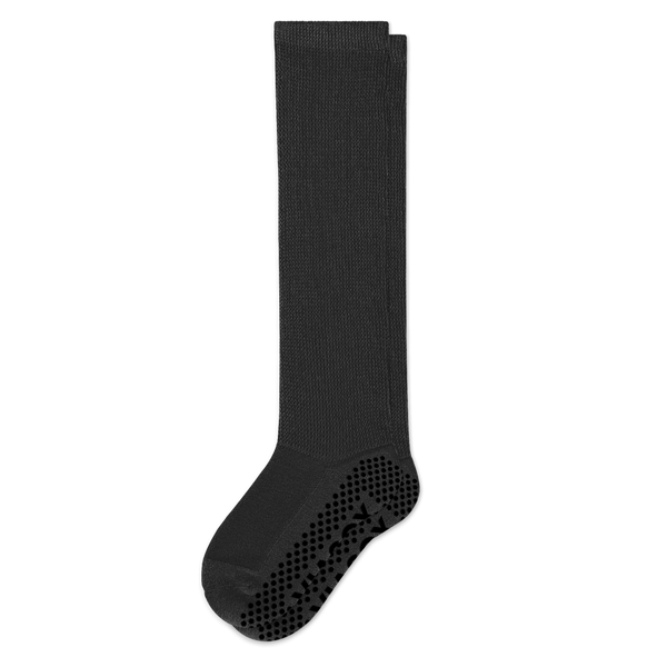 Black EasyStretch™ Gripper Socks