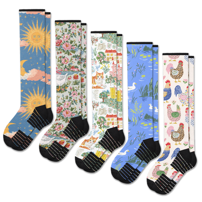 Fairytale Compression Socks 5-Pack Bundle