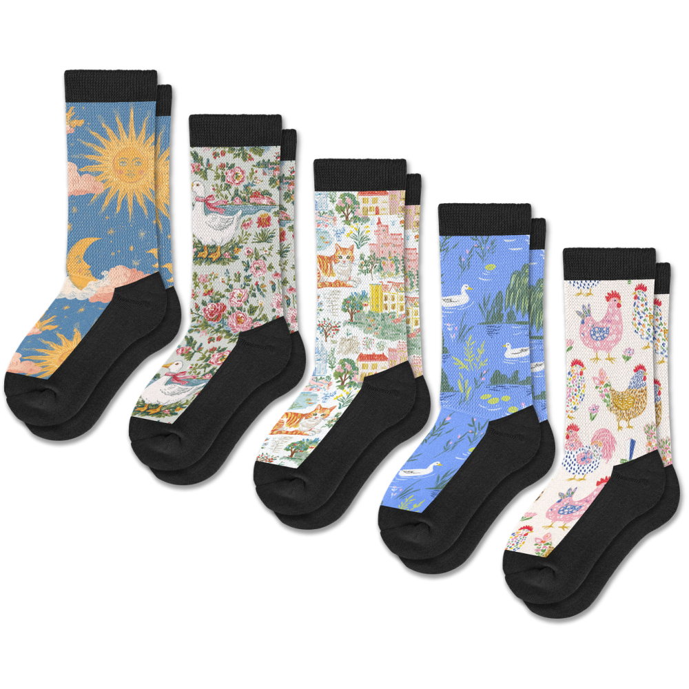 Fairytale EasyStretch™ Socks 5-Pack Bundle