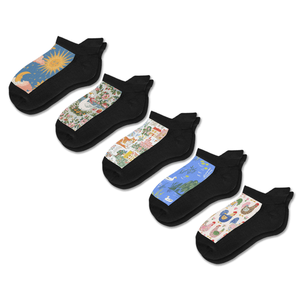 Fairytale Ankle Socks 5-Pack Bundle