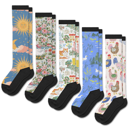 Fairytale EasyStretch™ Socks 5-Pack Bundle