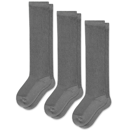Gray EasyStretch™ Socks Bundle 3-Pack