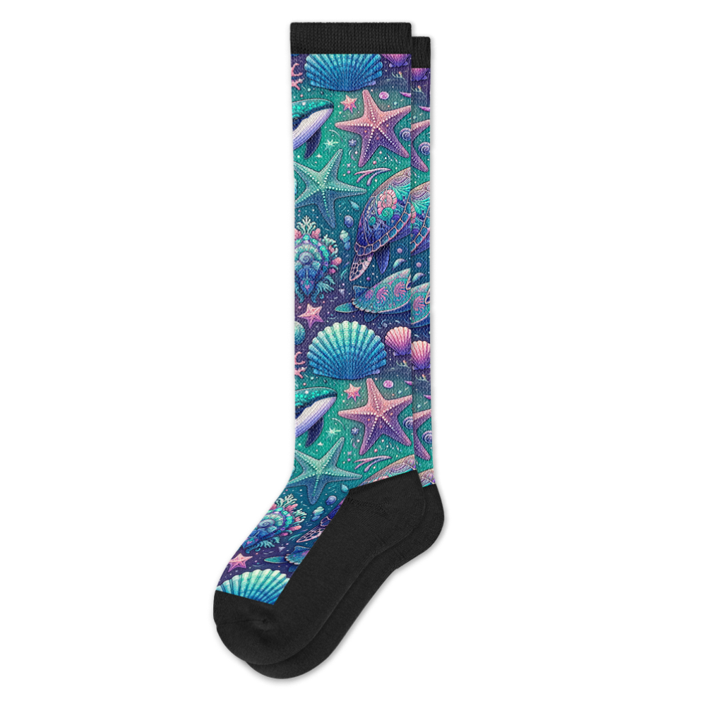 Iridescent Sealife EasyStretch™ Socks