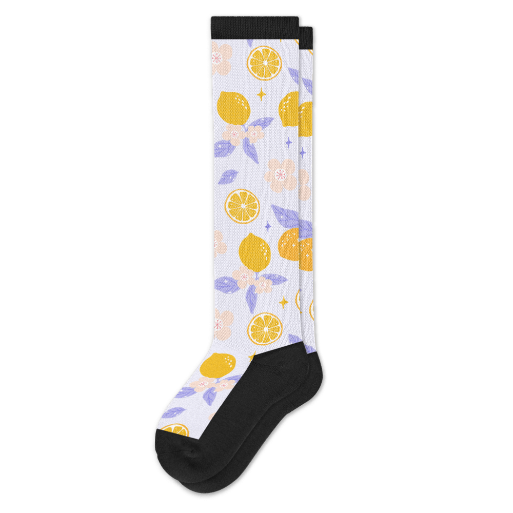 Lavender Lemon EasyStretch™ Socks