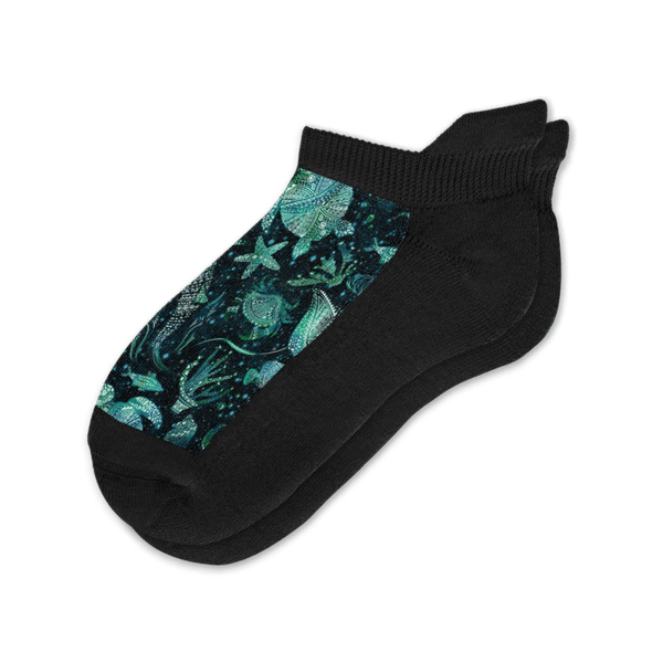 Mandala Ocean Ankle Socks
